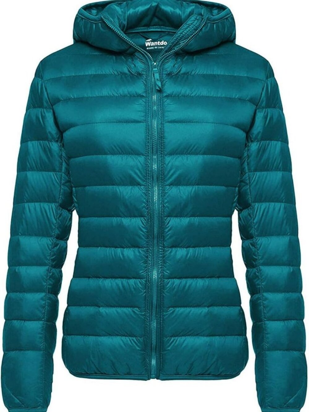 Lightweight Packable Hooded Puffer Jacket for Women | Warm Down Coat